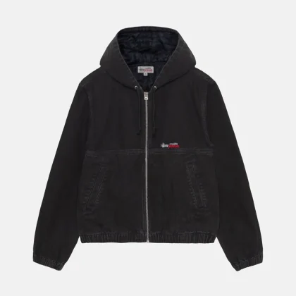 Work Jacket Insulated Canvas (Black)
