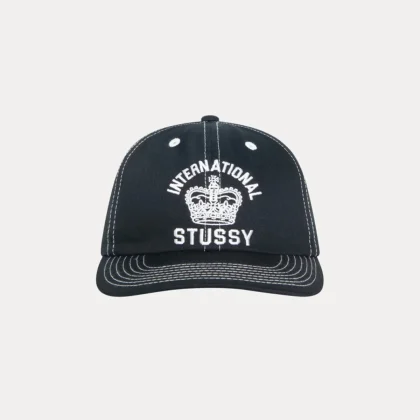 Md Int Crown Strapback Cap (Black)