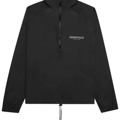Fear of God Essentials Mockneck Half Zip Stretch Limo