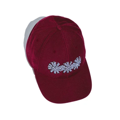 3 Spiral Snapback (Maroon)