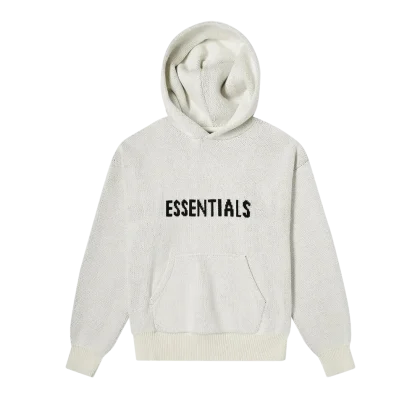 Fear of God Essentials Knit Hoodie Oatmeal