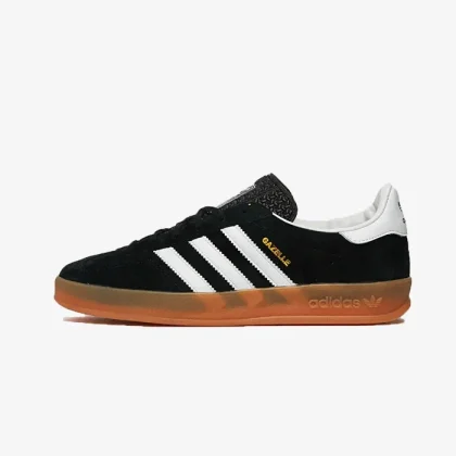 Adidas Gazelle Black White Gum