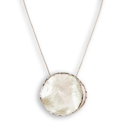 Collana lunga KLK con pendente tondo
