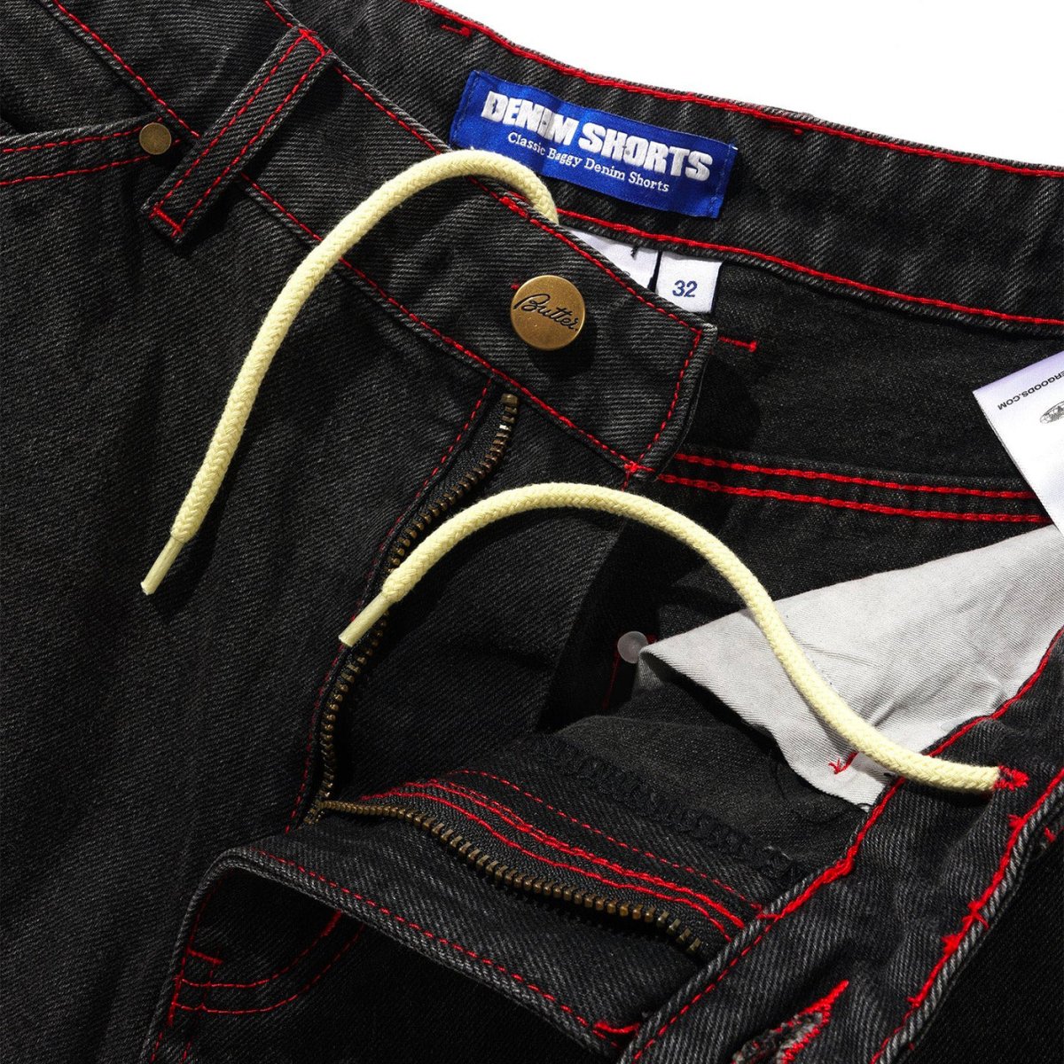 Encounter Denim Shorts (Tinted Washed Black) - immagine 7