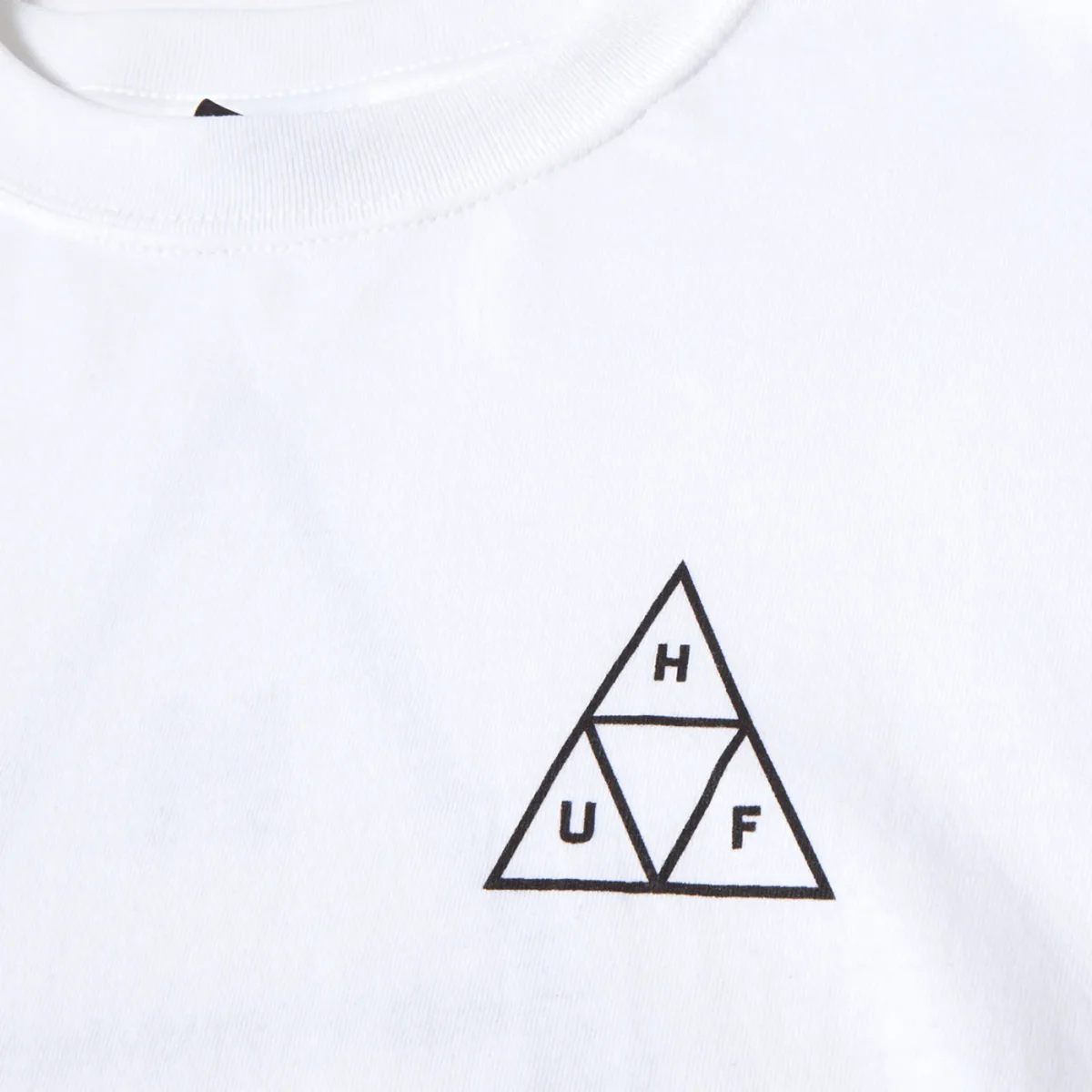 SET Triple Triangle L/S Tee (White) - immagine 3