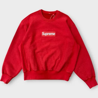 Supreme Washed Box Logo Crewneck