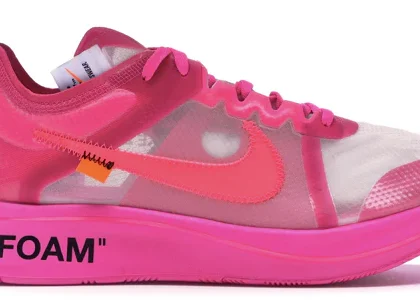 Off-White X Nike Zoom Fly Pink