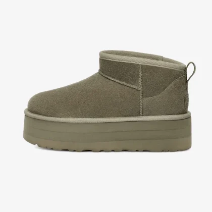 UGG Classic Ultra Mini Platform Boot Moss Green