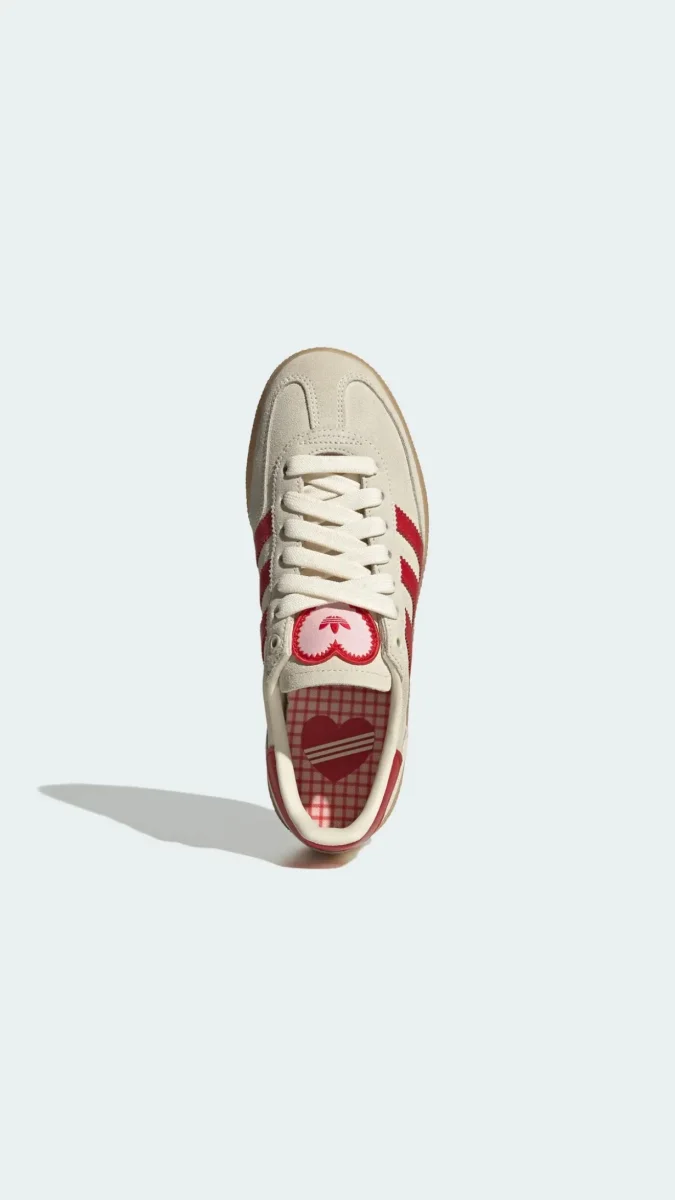 adidas Originals Handball Spezial Cream White Better Scarlet Sandy Pink “Valentine’s Day” - immagine 7