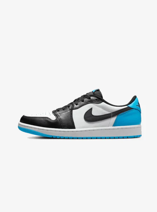 Air Jordan 1 Low Og Black Dark Powder Blue - immagine 2