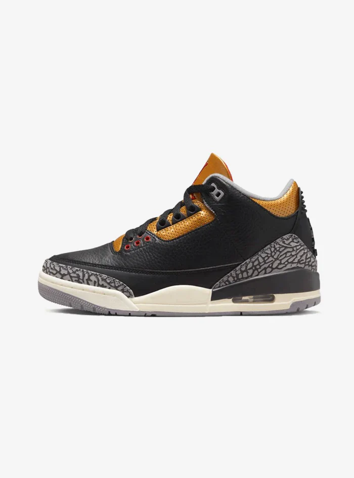 Air Jordan 3 Retro Black Cement Gold - immagine 2
