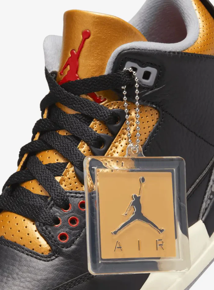 Air Jordan 3 Retro Black Cement Gold - immagine 5