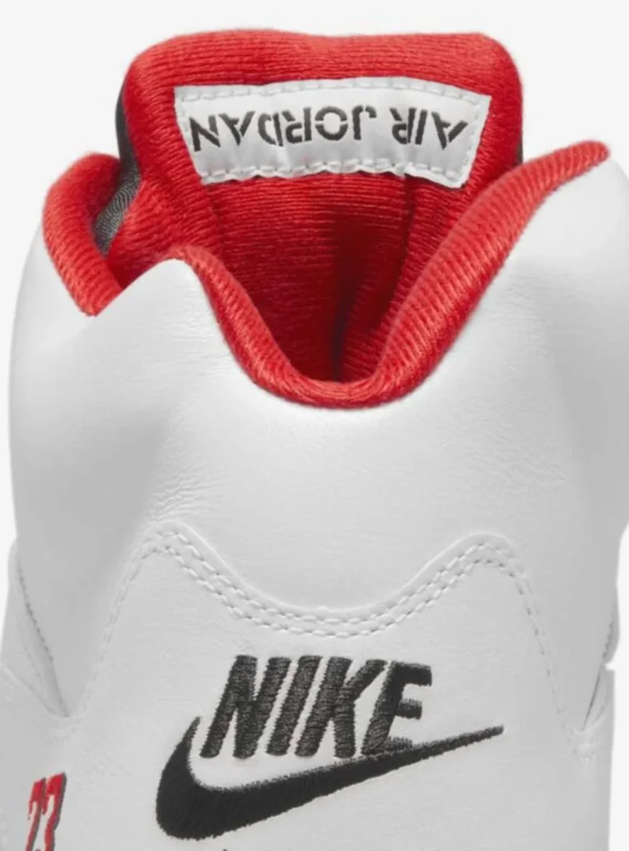 Air Jordan 5 Retro “Fire Red Black Tongue” (2025) - immagine 8