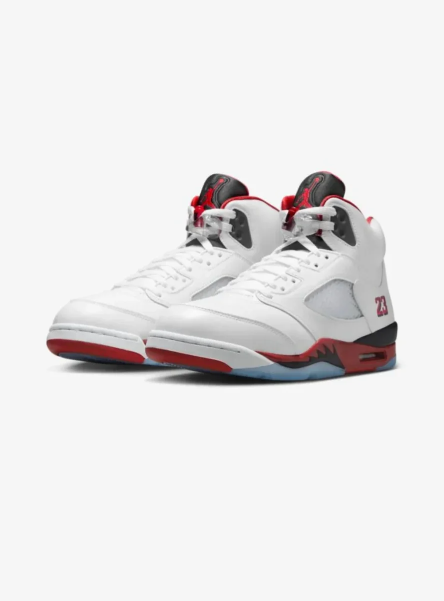 Air Jordan 5 Retro “Fire Red Black Tongue” (2025)