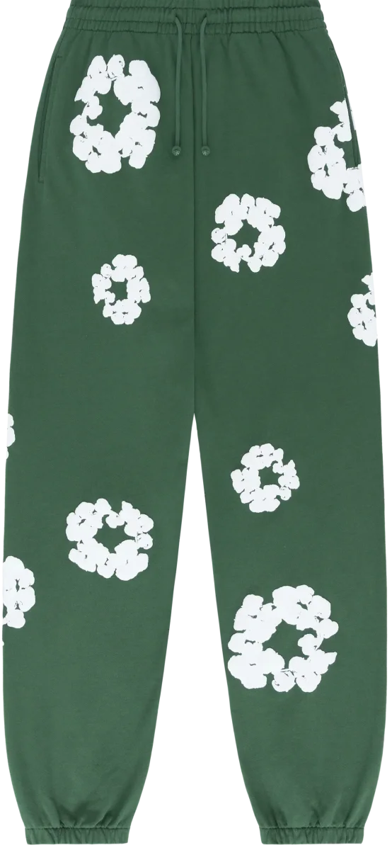 Denim Tears The Cotton Wreath Pants Green - immagine 2