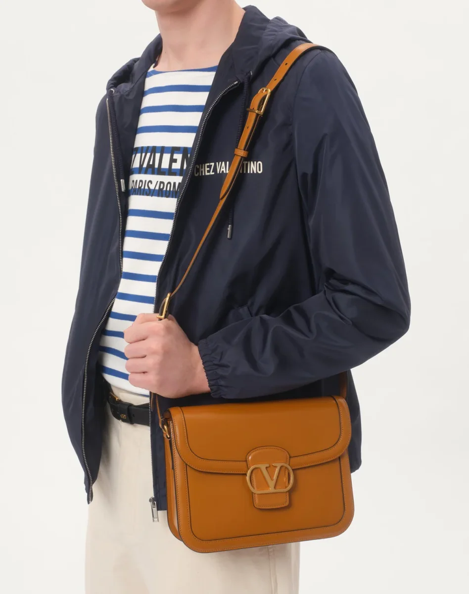 Giacca A Vento Con Cappuccio In Nylon Con Stampa Chez Valentino - immagine 6