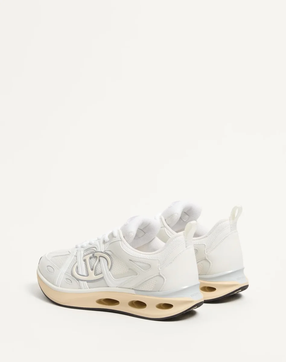 Sneaker Low Top Vlogo Easyjog In Vitello E Tessuto - immagine 7