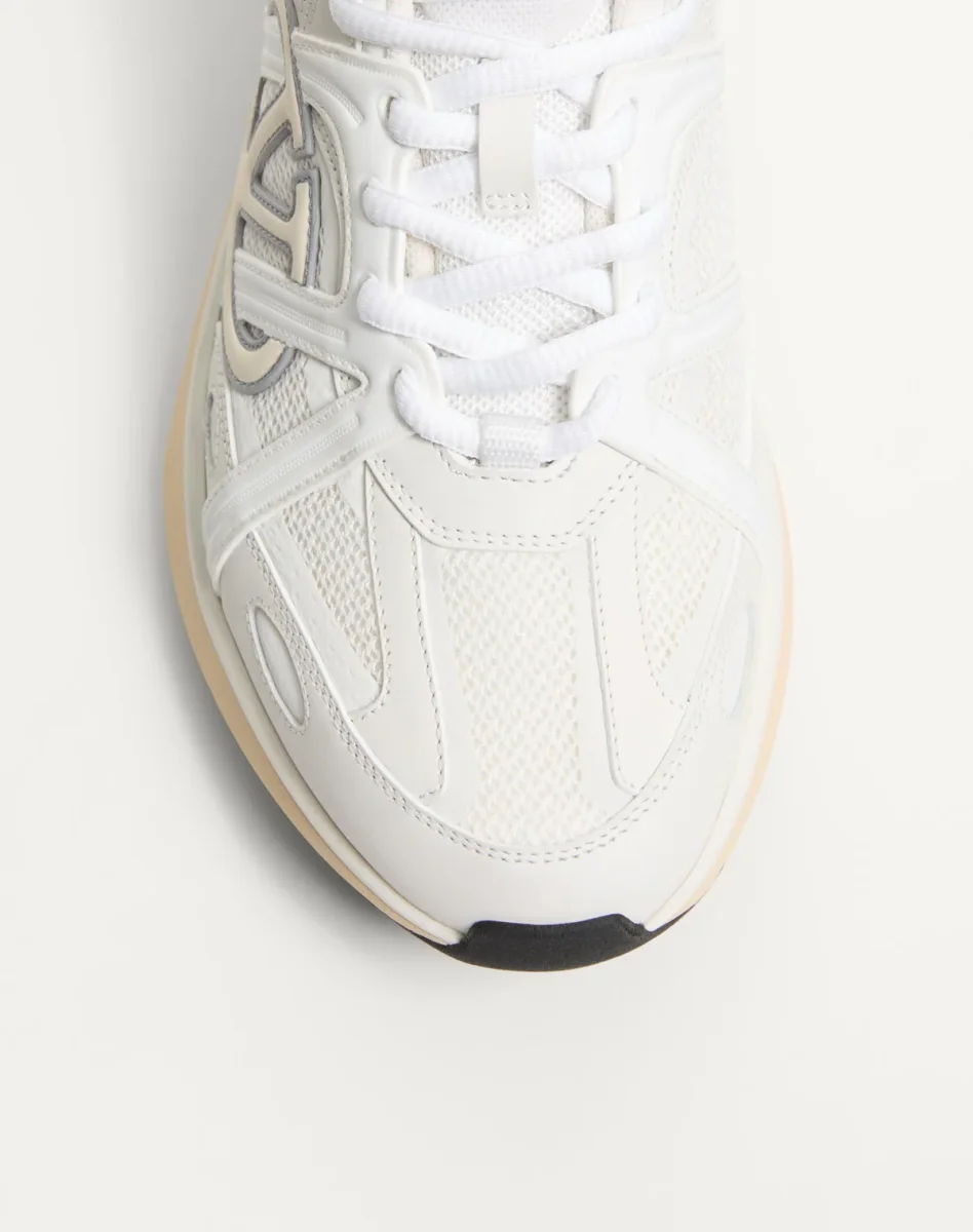 Sneaker Low Top Vlogo Easyjog In Vitello E Tessuto - immagine 8