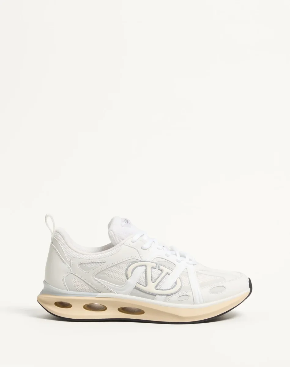 Sneaker Low Top Vlogo Easyjog In Vitello E Tessuto - immagine 2