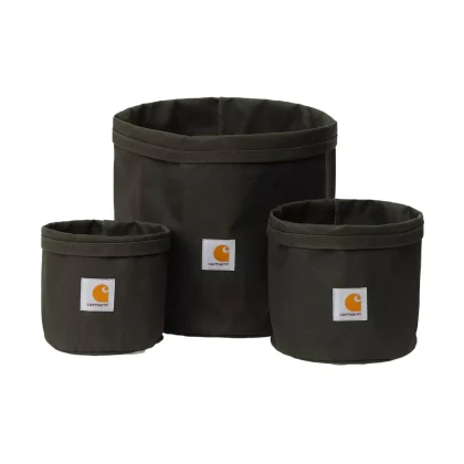 Canvas Planter Set (Olive)