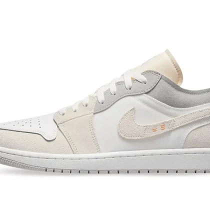 Air Jordan 1 Low Inside Out Cream White Light Grey