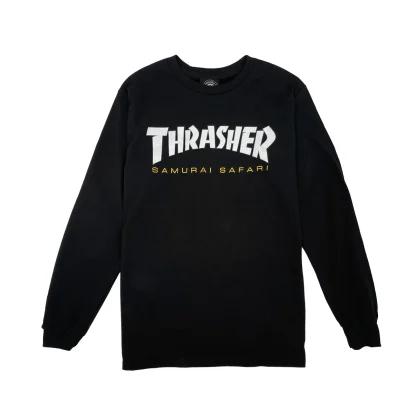 Thrasher - Samurai Safari X Thrasher Longsleeve (Black)