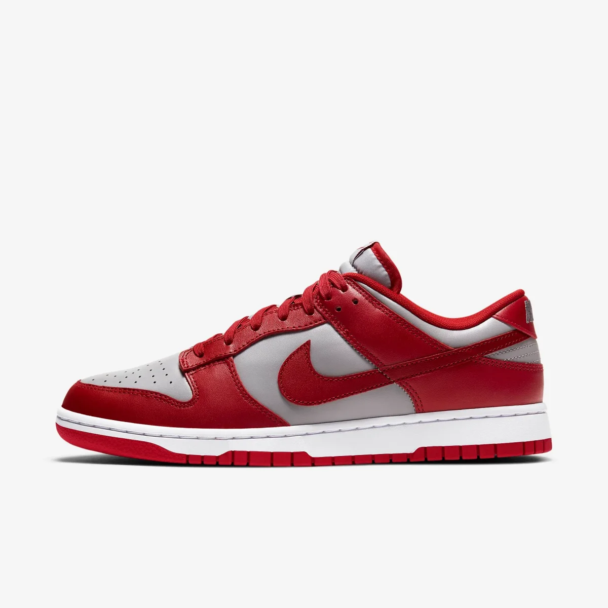 Nike Dunk Low Retro Medium Grey Varsity Red UNLV (2021) - immagine 2