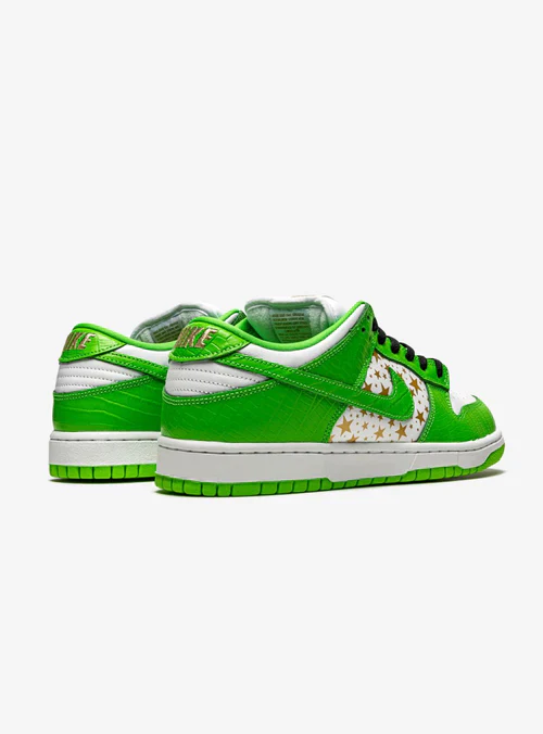 Nike SB Dunk Low Supreme Stars Mean Green (2021) - immagine 4