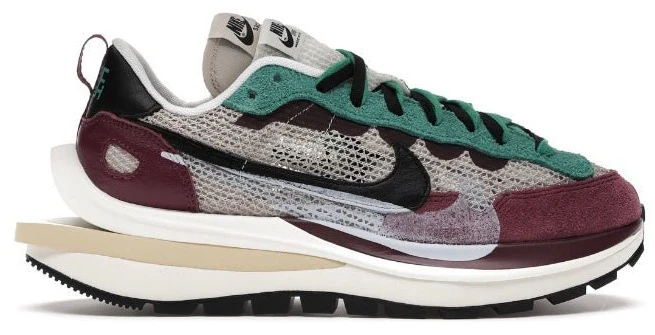 Nike Vaporwaffle Sacai Villain Red Neptune Green