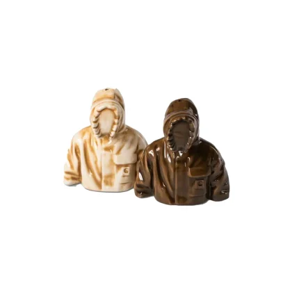 Salt and Pepper Shakers (Salt / Hamilton Brown)
